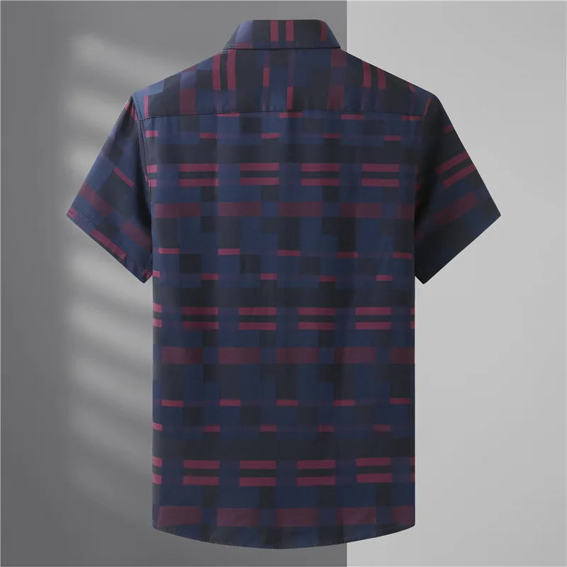 Midnight Mosaic Patterned Shirt