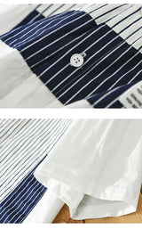 Vintage Dual-Tone Stripe Fusion Shirt